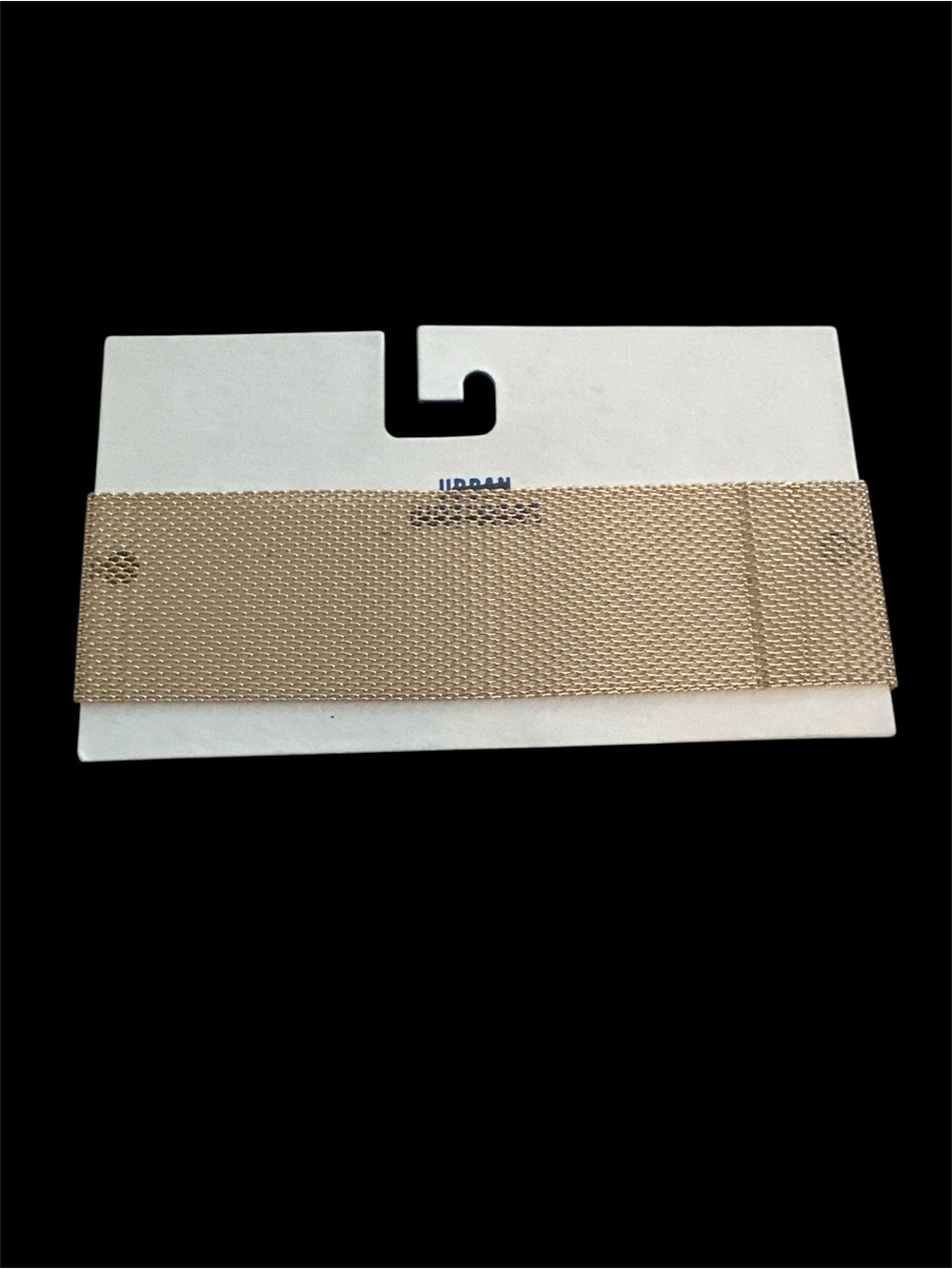 NWT Urban Outfitters Gold Tone Wide Mesh Choker Necklace